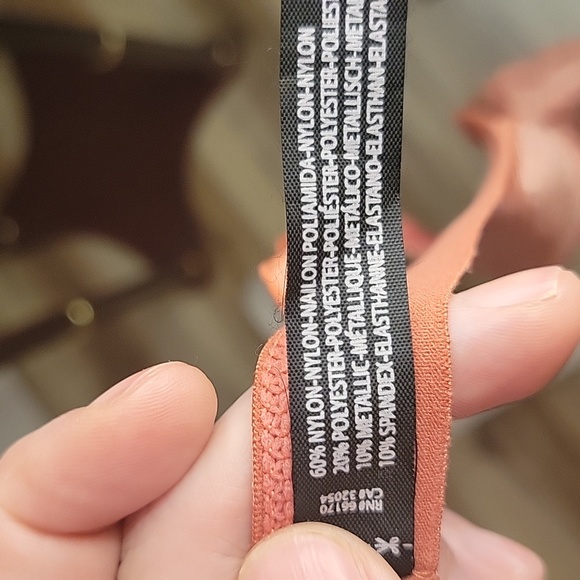 NWOT Urban Outfitters Sparkly Dark Peach 🍑 Bra - Picture 12 of 12